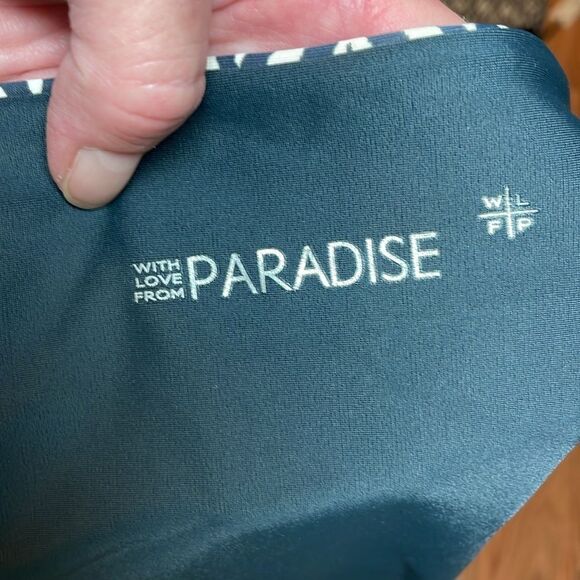 With Love From Paradise TRIBAL | SPORTY BIKINI Set , WLFP, black white, Large - Picture 4 of 9